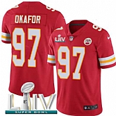 Nike Chiefs 97 Alex Okafor Red 2020 Super Bowl LIV Vapor Untouchable Limited Jersey,baseball caps,new era cap wholesale,wholesale hats